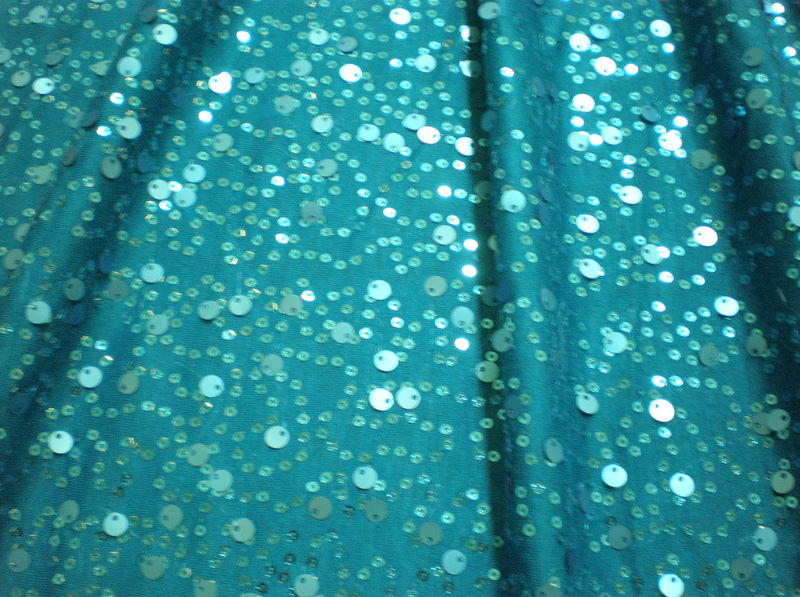 4.D.Turquoise Jazz Sequins